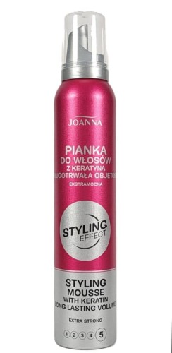 5901018019273 joanna pianka z keratyna dlugotrwala objetosc extra strong 6 na 6 150ml rozowa real fot cleanico poznan 2025.jpg