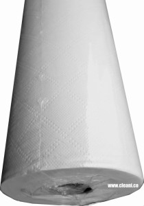 Prześcieradło papierowe rolka 70cm x 80m BIAŁE perforowane czysta celuloza LUX