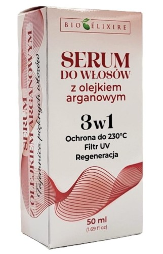 bioelixire serum do wlosow z olejkiem arganowym 3w1 termo-ochrona filtr UV regeneracja 50ml ean 5903769542239 real fot cleanico poznan 2025.jpg