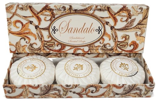 Fiorentino markowe mydlo wloskie naturalne zapach drzewa sandalowego sandalo duze ozdobne opakowanie 3 kostki 100g ean 8032665596392 real fot cleanico poznan-2026-.jpg