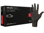 Rękawice nitrylowe Czarne MERCATOR NITRYLEX BLACK PF a'100 r.L