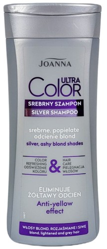 Joanna ultra color srebrny szampon 200ml eliminuje zoltawy odcien anti yellow effect do wlosow rozjasnianych siwych real fot cleanico poznan 2024-01---.jpg