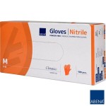 Rękawice nitrylowe POMARAŃCZOWE ABENA Nitril Orange a'100 r. M