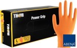 Rękawice nitrylowe POMARAŃCZOWE serwisowe THOR Nitril orange a'50 r.L