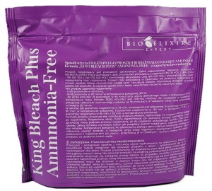 Bioelixire expert Fioletowy Rozjaśniacz bez amoniaku King Bleach Plus 500g