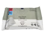 Abena Wet Wash Gloves nawilżone miękkie włókninowe chusteczki-Rękawice do mycia skóry wrażliwej 15x22cm 8szt