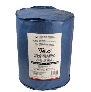 Gaza opatrunkowa 100m 90cm 17 nitek w roli VELO PSM5032