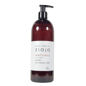ziaja baltic home spa Wellness Oliwka do masażu ciała kokos migdał 490ml