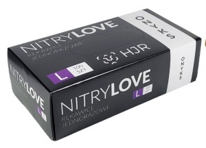 Rękawice nitrylowe CZARNE Onyks Nitril black a'100 r.L