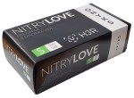 Rękawice nitrylowe CZARNE Onyks Nitril black a'100 r  S