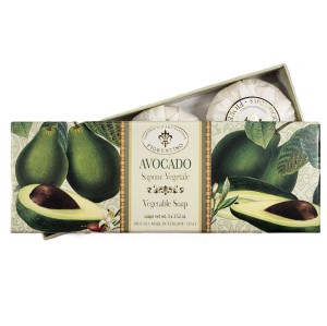 Fiorentino włoskie naturalne mydło w kostce 100g x3 awokado