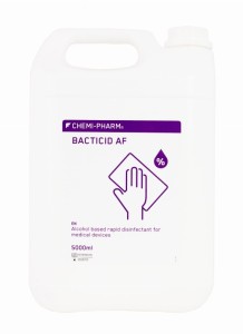 Chemi-Pharm BACTICID AF 5L alkoholowy płyn do szybkiej dezynfekcji małych powierzchni