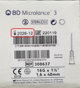 BD Microlance 3 igła iniekcyjna ø 1,6  x 40 mm (biały) op.100szt. termin 2026-12