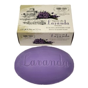 GORI włoskie naturalne mydło w kostce 150g lawenda