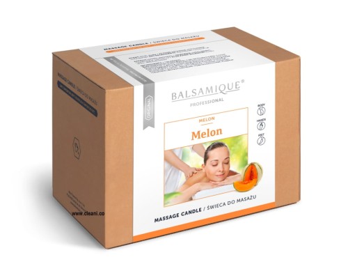 Alba Thyment BALSAMIQUE MELON massage CANDLE 170ml Profesjonalna MELONOWA świeca do masażu na www cleani co i odbiór Poznań os Orła Białego 113 EAN 5905063002211.jpg