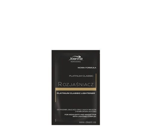 Joanna Rozjaśniacz w proszku PLATINUM CLASSIC 40g w saszetce EAN 5901018014629 na www cleani co i odbiór Poznań os Orła Białego 113.jpg