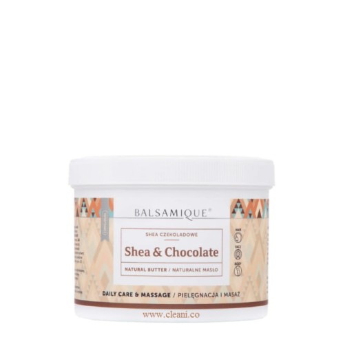 Balsamique Natural Butter Shea and Chocolate Masło shea czekoladowe 450g dystrybutor Poznań cleanico odbiór od 8 rano EAN 5905063002334.jpg