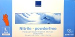 Rękawice nitrylowe POMARAŃCZOWE ABENA Nitril Orange a'100 r.  S
