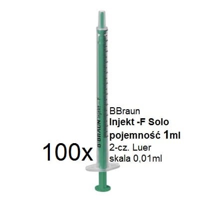 BBraun Injekt-F Solo 1ml strzykawka 2 częściowa zielona 100 szt Odbiór osobisty Hurtownia CLEANICO sprzedaz wysyłkowa sklep internetowy ean 4022495252074.jpg