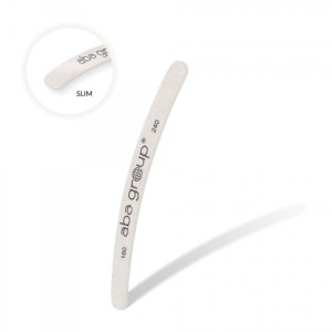 Pilnik do paznokci ABA Group BANAN 180/240 SLIM szary  1szt