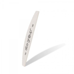 Pilnik do paznokci ABA Group ŁÓDKA 100/180 szary  1szt