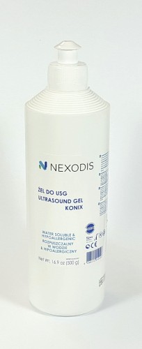 Żel do usg biały 500g