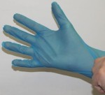 Rękawice foliowe LLDPE niebieskie MaiMed gloves EVOLUTION Blue a'200 r.L