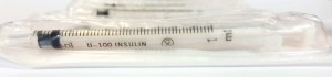 Strzykawka do insuliny 1 ml U-100 bez igły BD Plastipack U-100 insulin  12szt (woreczek strunowy)