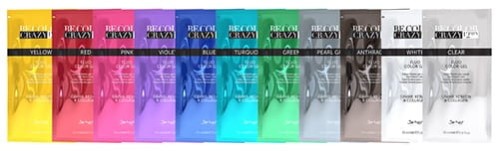 BeColor CRAZY 30ml saszetka kpl koloryzacja bez amoniaku  fluo color gel na www cleani co Poznań hurtownia i detal