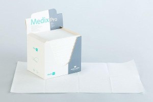 Serweta podfoliowana składka 33x48cm a'80 BIAŁA MedixPro Weber