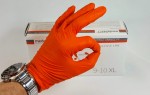 Rękawice nitrylowe Pomarańczowe medaSEPT NITRIL Orange PF Exclusive line a'100 r..XL