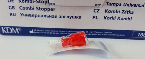 KDM KD-STOP combi koreczki czerrwone ref 772584 CE combi stopper 100szt zakup cleani.co.jpg