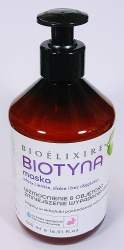 Bioelixire Biotyna Maska wzmocnienie i objętość do włosów cienkich słabych i bez objętości odbiór Poznań wysyłka www cleani co.jpg