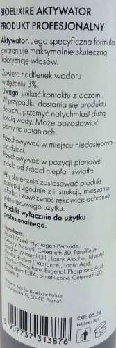 Bioelixire OXY aktywator do farb 10VOL 3 procent 300ml ean 5907737313876 etykieta skład i sposób użycia zakup stacjonarnie odbiór Poznań szybka wysyłka www cleani co.jpg