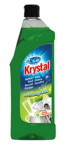 Krystal Płyn do ręcznego mycia NACZYŃ lemongrass  750ml na www cleani co.png